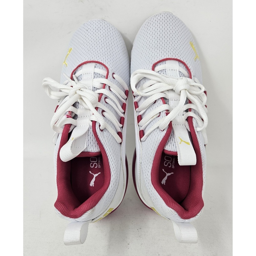 PUMA Axelion Mesh Lace Up Girl's Size 4.5C Sneakers Shoes Pink 194285-05, EUC! - Picture 9 of 12